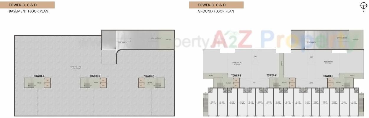 Layout of real estate project Kanha Dreamland located at Bapod, Vadodara, Gujarat