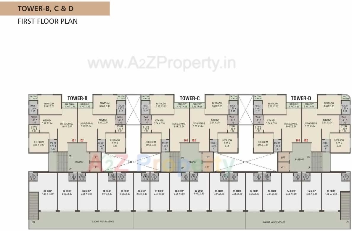 Layout of real estate project Kanha Dreamland located at Bapod, Vadodara, Gujarat