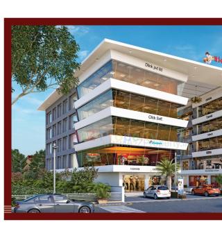 Elevation of real estate project Kanha Empire located at Tandalaja, Vadodara, Gujarat