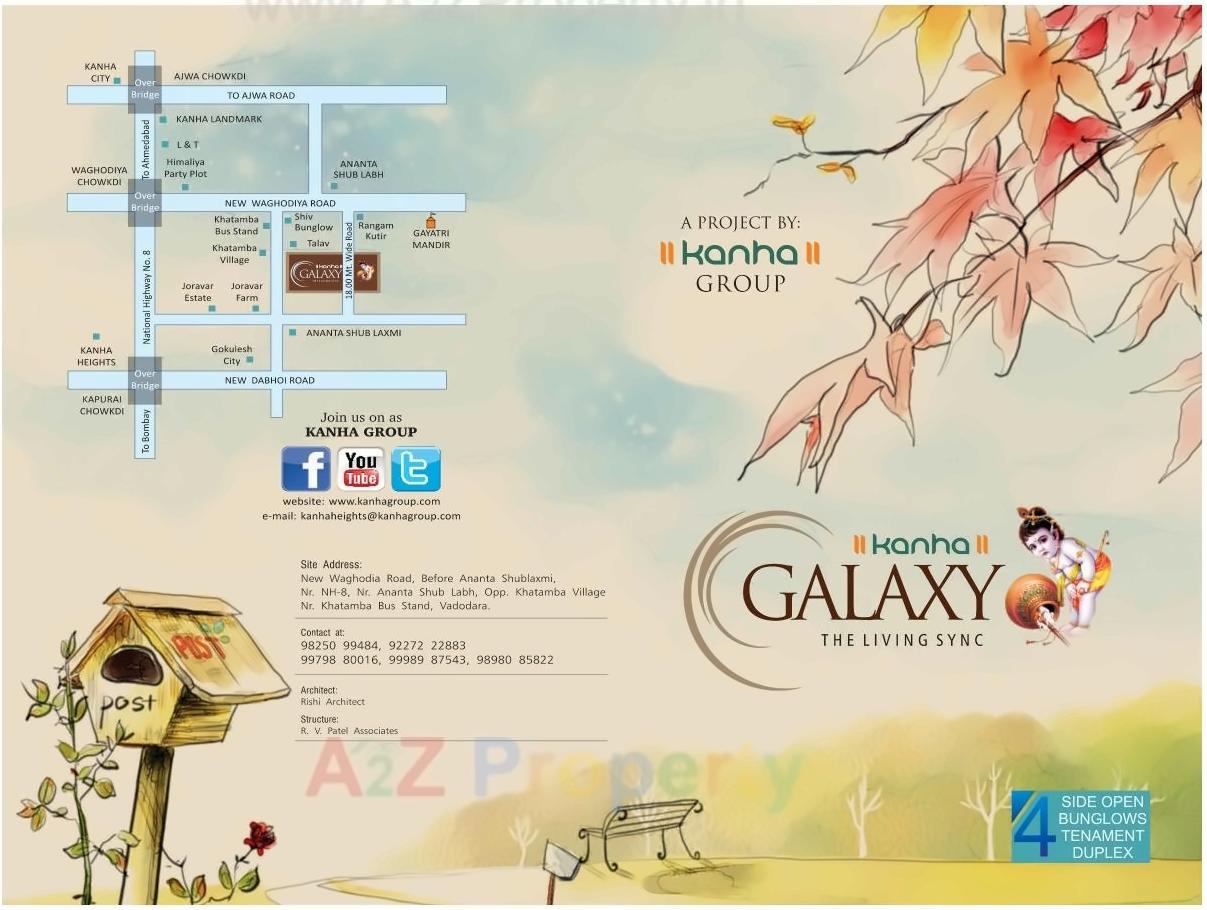  of real estate project Kanha Galaxy located at Khatamba, Vadodara, Gujarat
