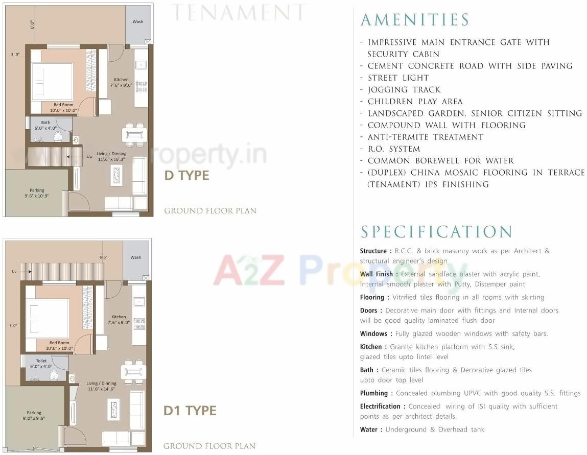 Layout of real estate project Kanha Galaxy located at Khatamba, Vadodara, Gujarat