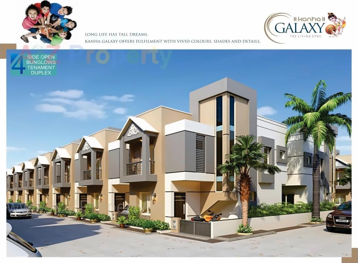 3D Elevation of real estate project Kanha Galaxy located at Khatamba, Vadodara, Gujarat