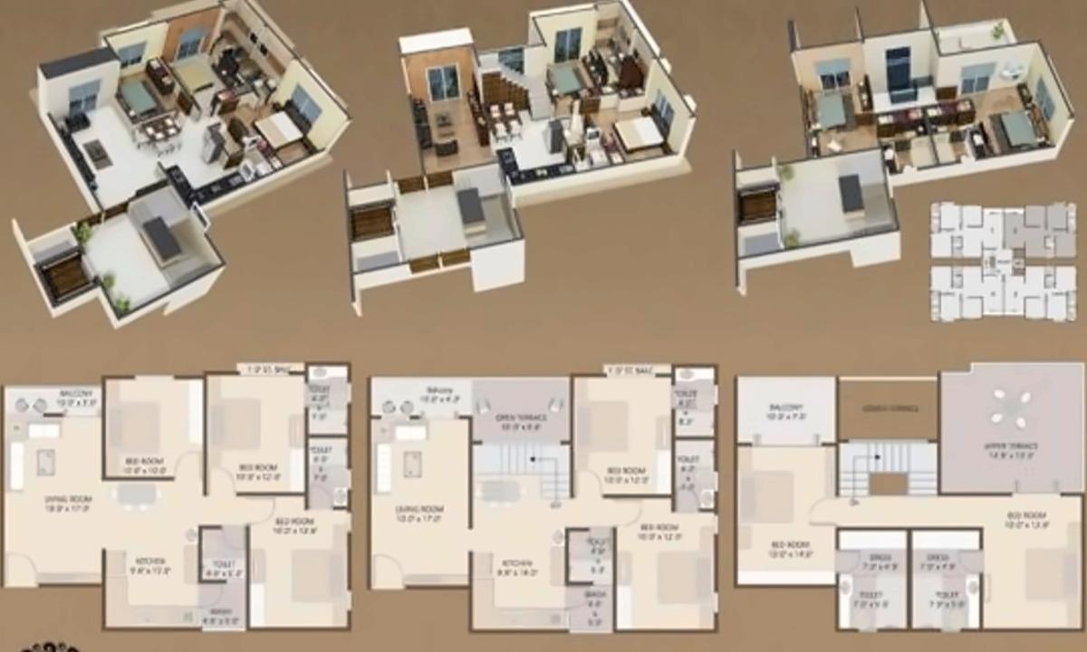 Layout of real estate project Kanha Icon located at Kapurai, Vadodara, Gujarat
