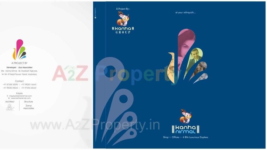  of real estate project Kanha Nirmal located at Tarsali, Vadodara, Gujarat