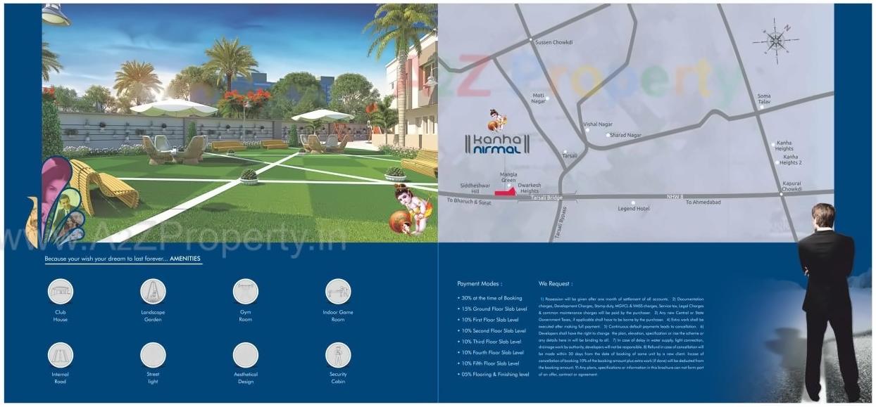  of real estate project Kanha Nirmal located at Tarsali, Vadodara, Gujarat