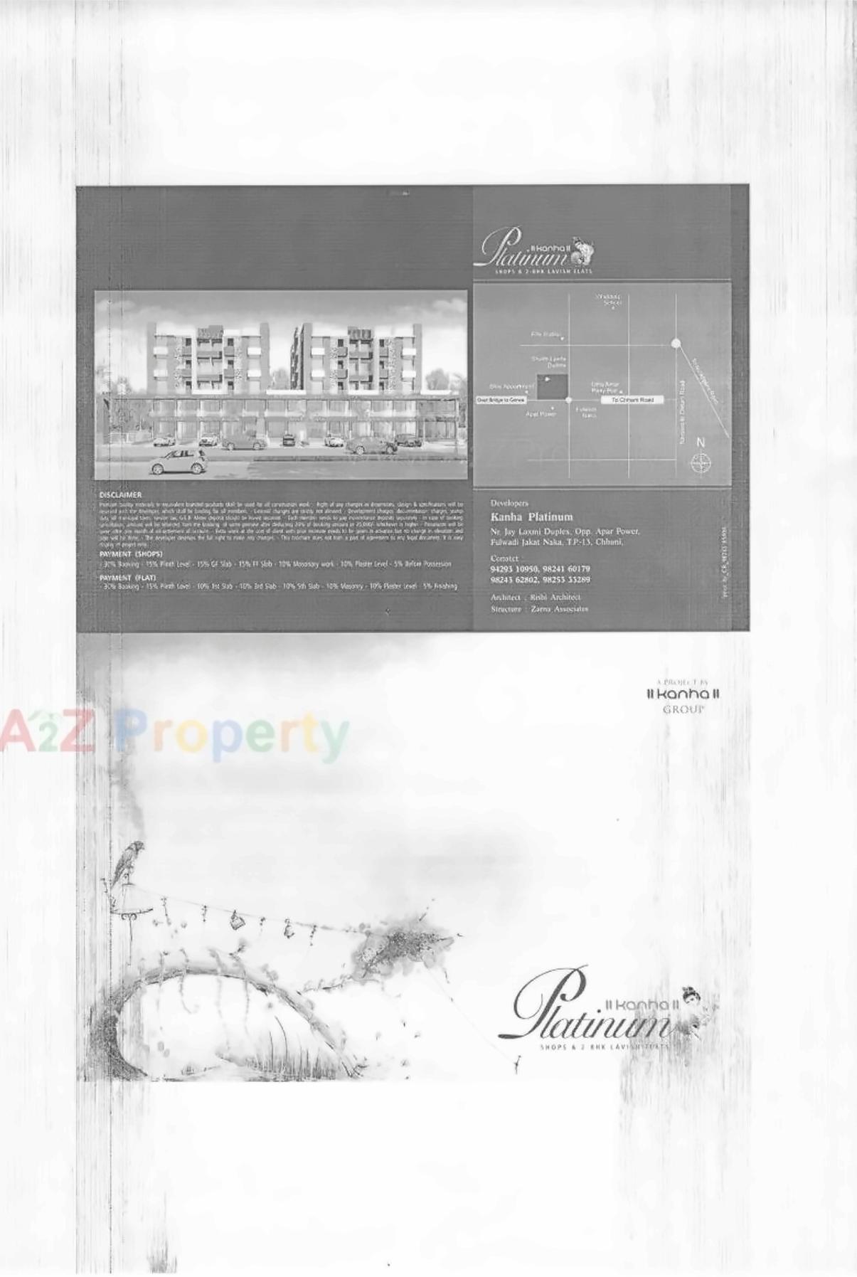  of real estate project Kanha Platinum located at Chhani, Vadodara, Gujarat