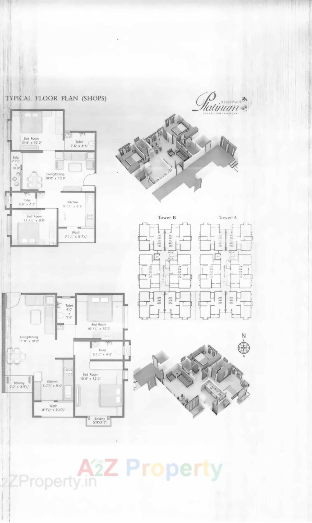 Layout of real estate project Kanha Platinum located at Chhani, Vadodara, Gujarat