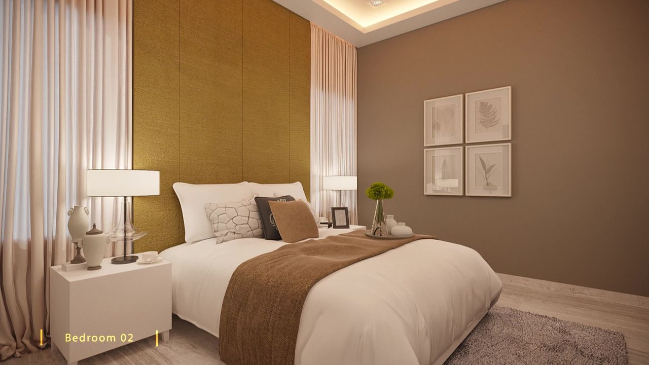 Bedroom2 of real estate project Kanha Skyline located at Harni, Vadodara, Gujarat