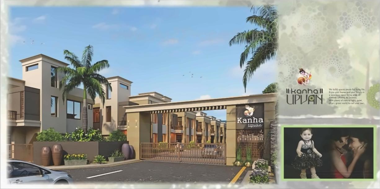 3D Elevation of real estate project Kanha Upvan located at Dasharath, Vadodara, Gujarat