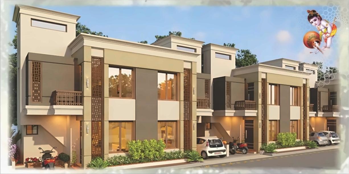 3D Elevation of real estate project Kanha Upvan located at Dasharath, Vadodara, Gujarat