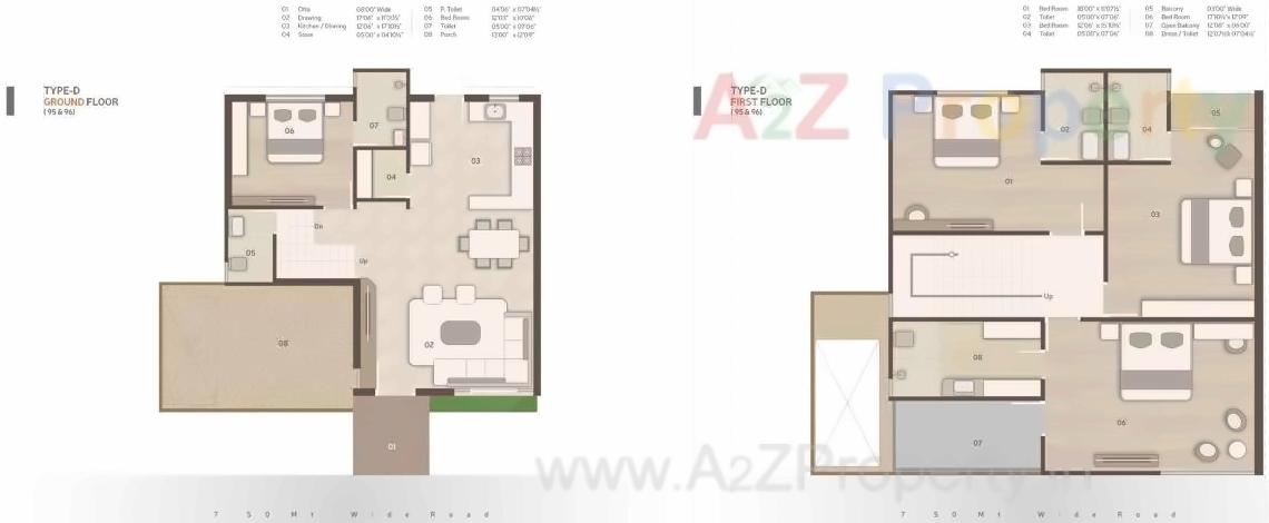 Layout of real estate project Karma Lifestyle located at Vadodara, Vadodara, Gujarat