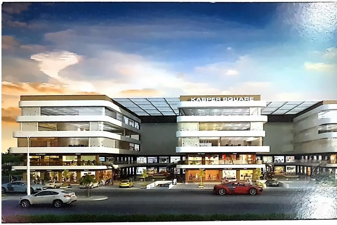 3D Elevation of real estate project Kasper Square located at Gotri, Vadodara, Gujarat