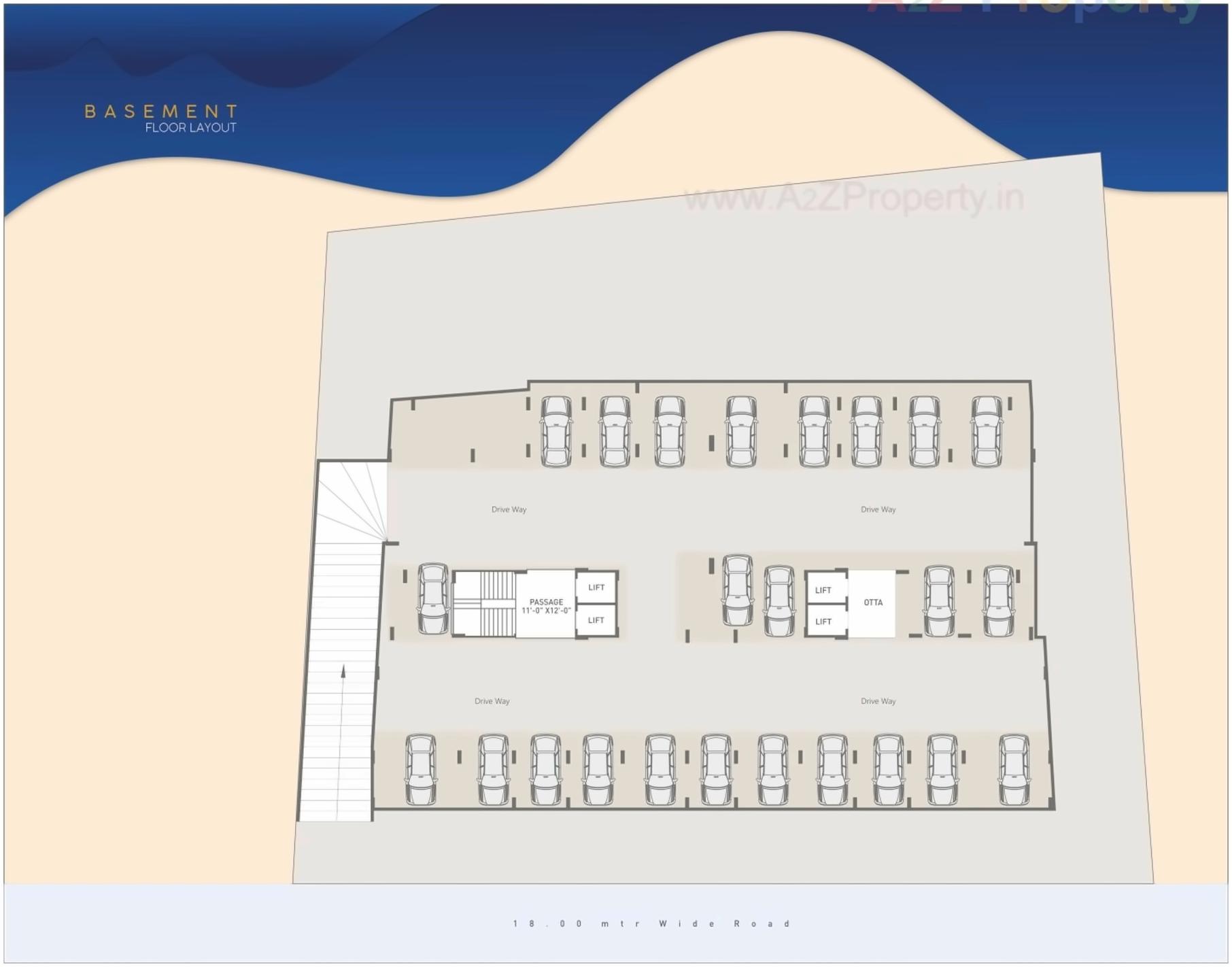 Layout of real estate project Kd 10 located at Vadodara, Vadodara, Gujarat
