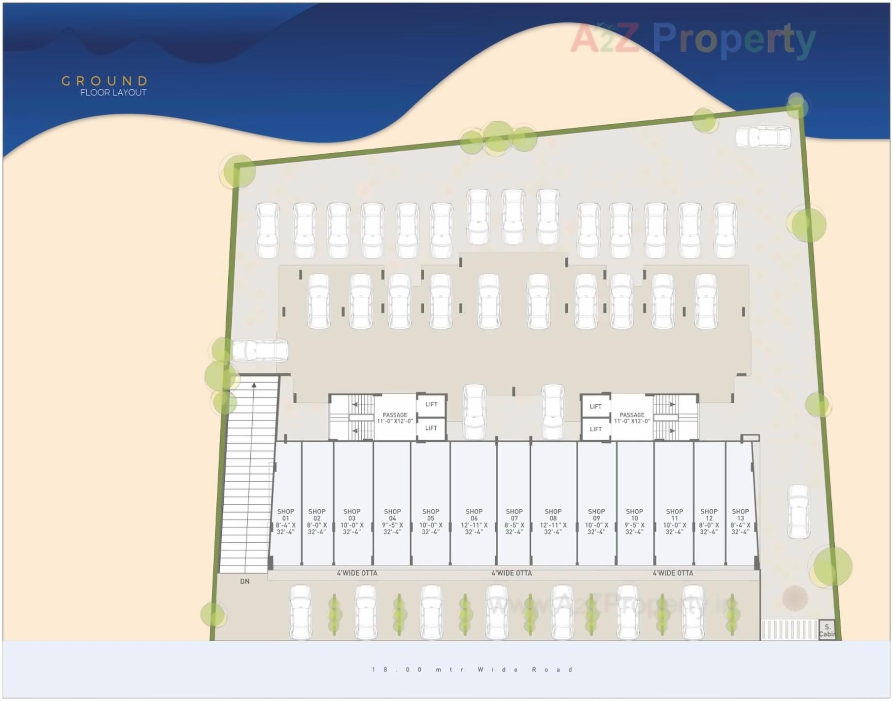 Layout of real estate project Kd 10 located at Vadodara, Vadodara, Gujarat