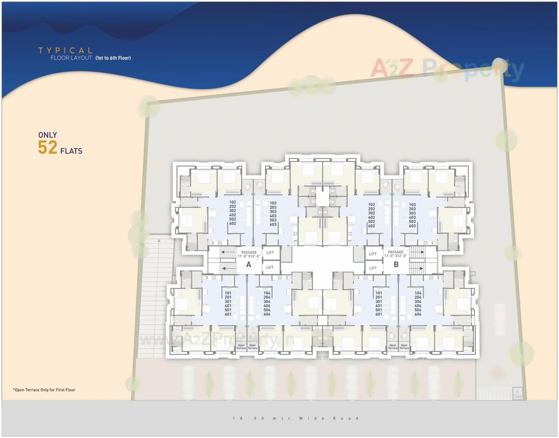 Layout of real estate project Kd 10 located at Vadodara, Vadodara, Gujarat