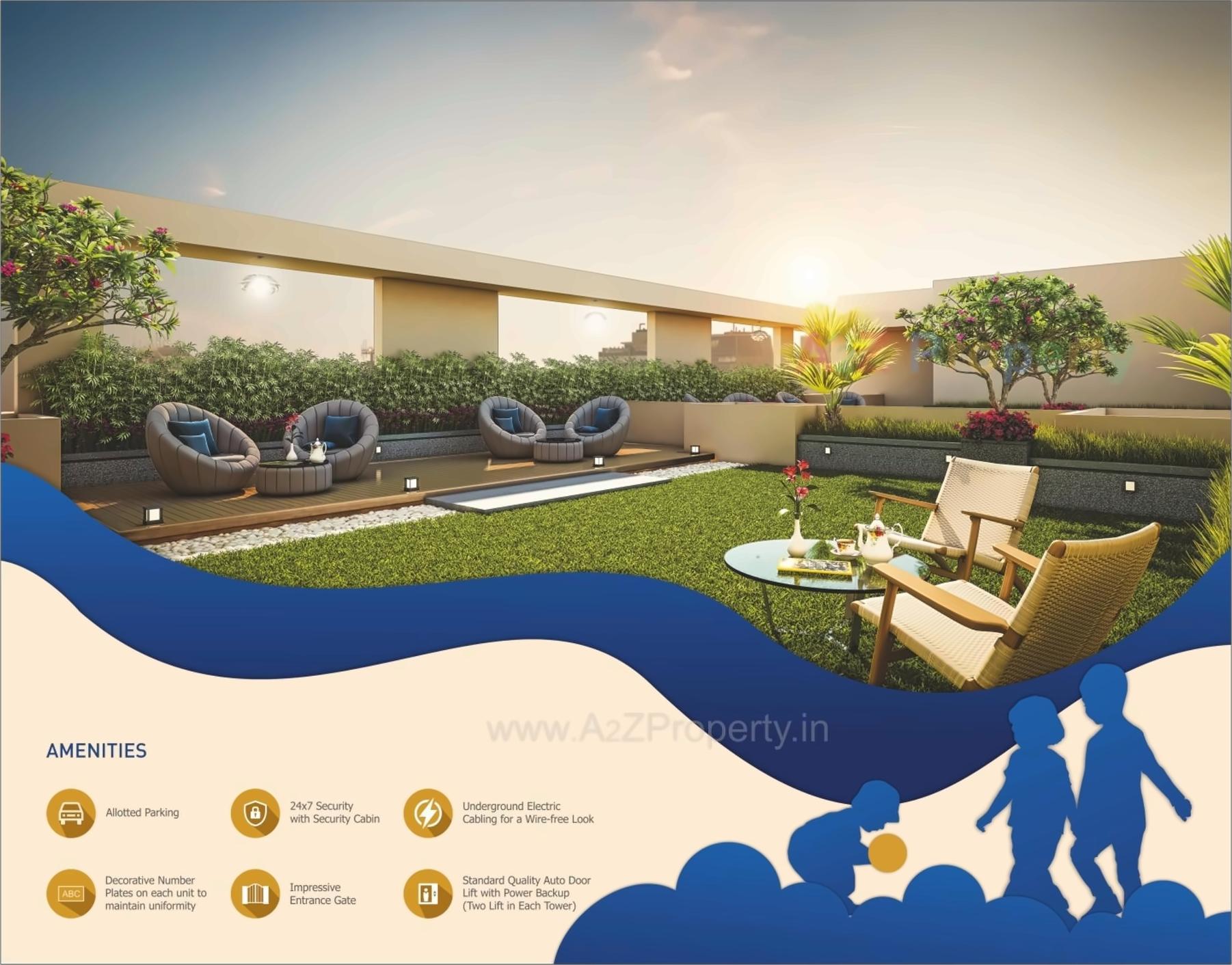 3D Elevation of real estate project Kd 10 located at Vadodara, Vadodara, Gujarat