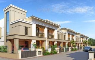 Elevation of real estate project Kesar located at Ankhol, Vadodara, Gujarat