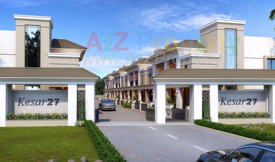 3D Elevation of real estate project Kesar located at Ankhol, Vadodara, Gujarat