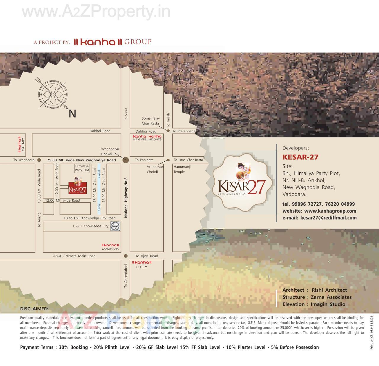  of real estate project Kesar located at Ankhol, Vadodara, Gujarat