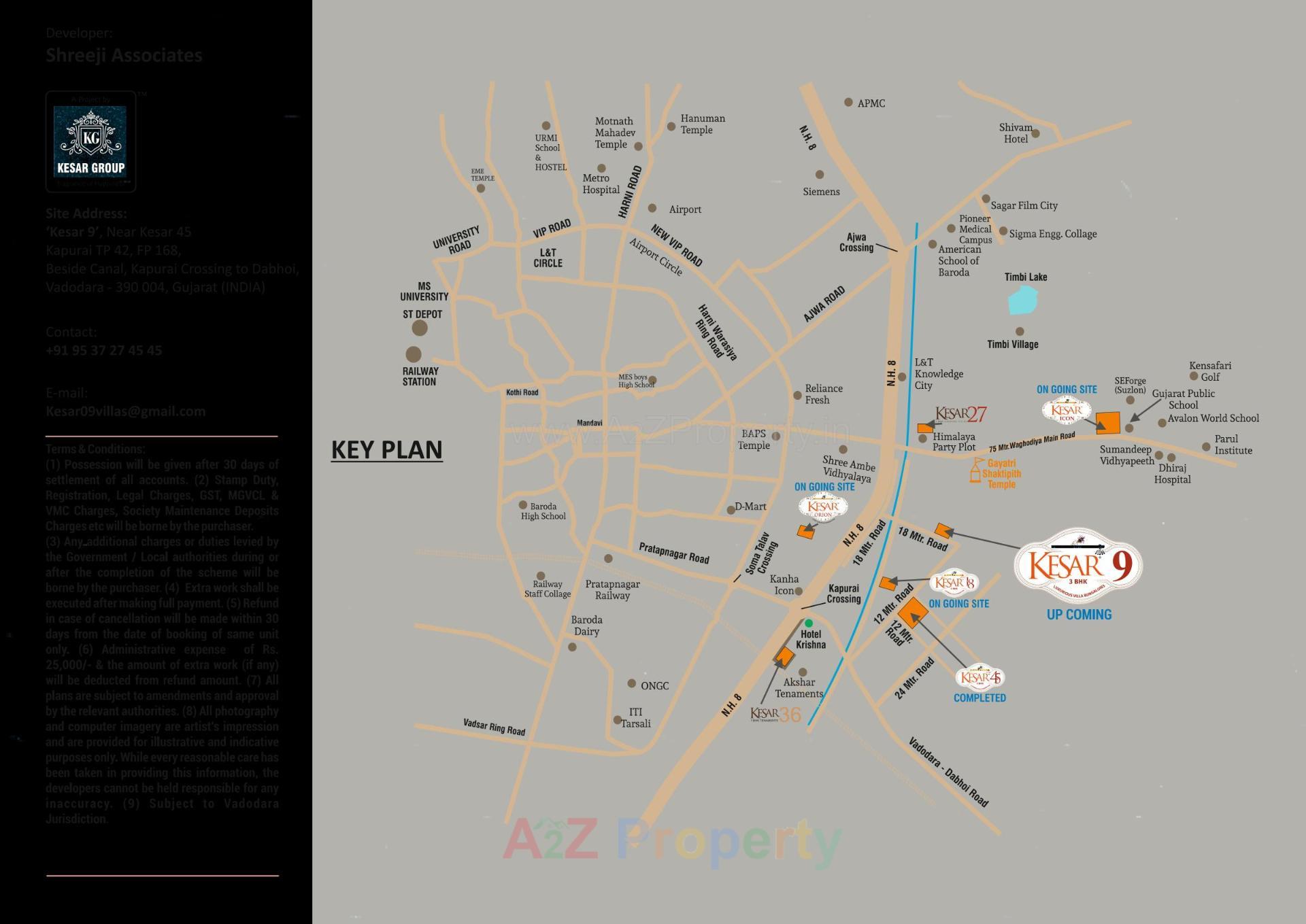  of real estate project Kesar located at Kapurai, Vadodara, Gujarat