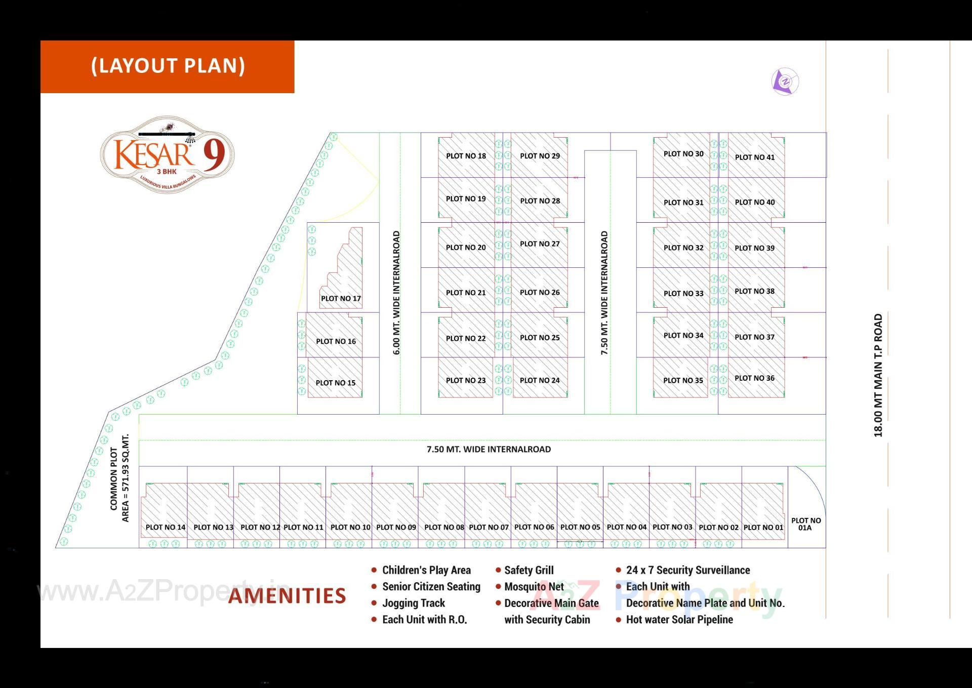  of real estate project Kesar located at Kapurai, Vadodara, Gujarat