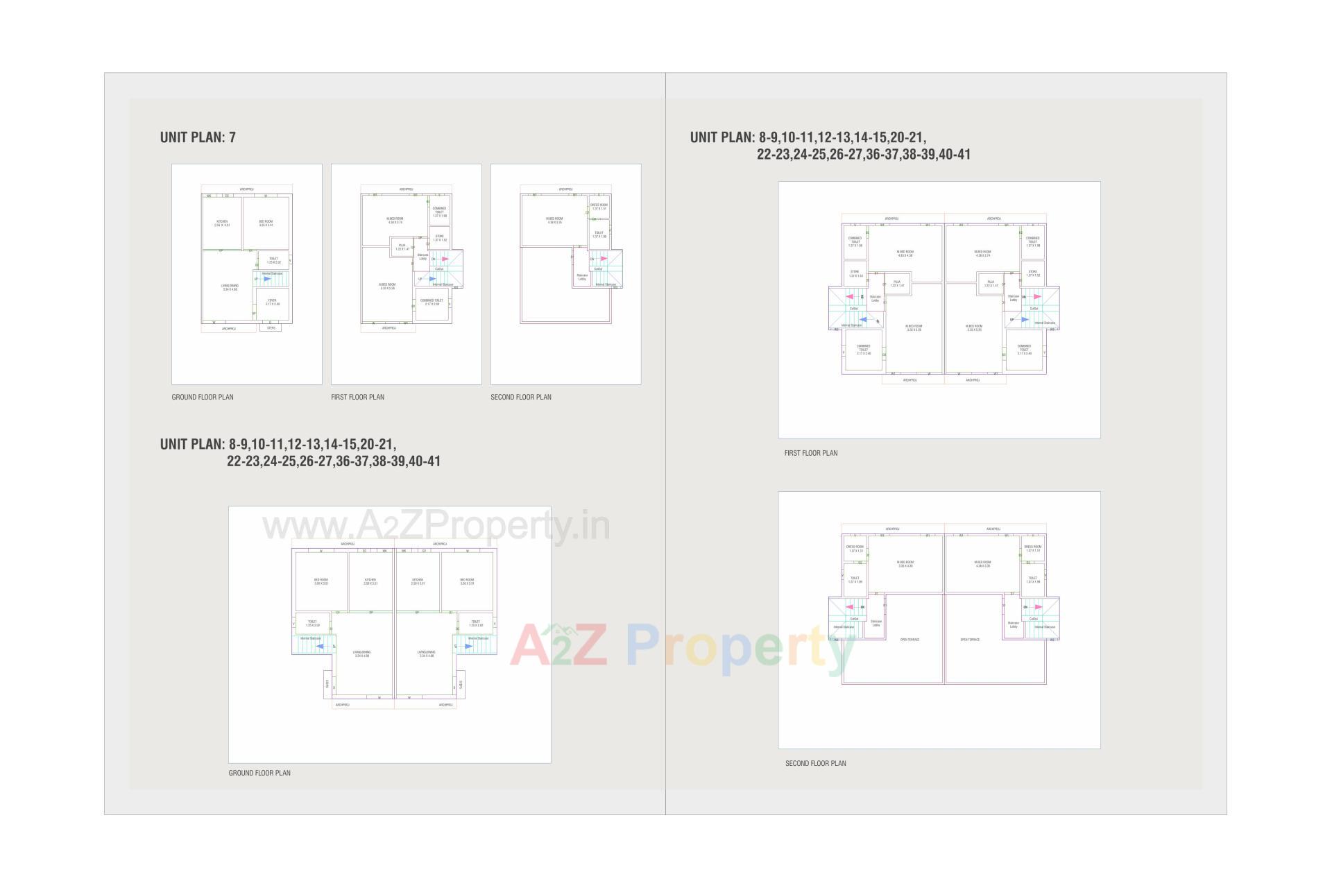 Layout of real estate project Kesar Orion located at Kapurai, Vadodara, Gujarat