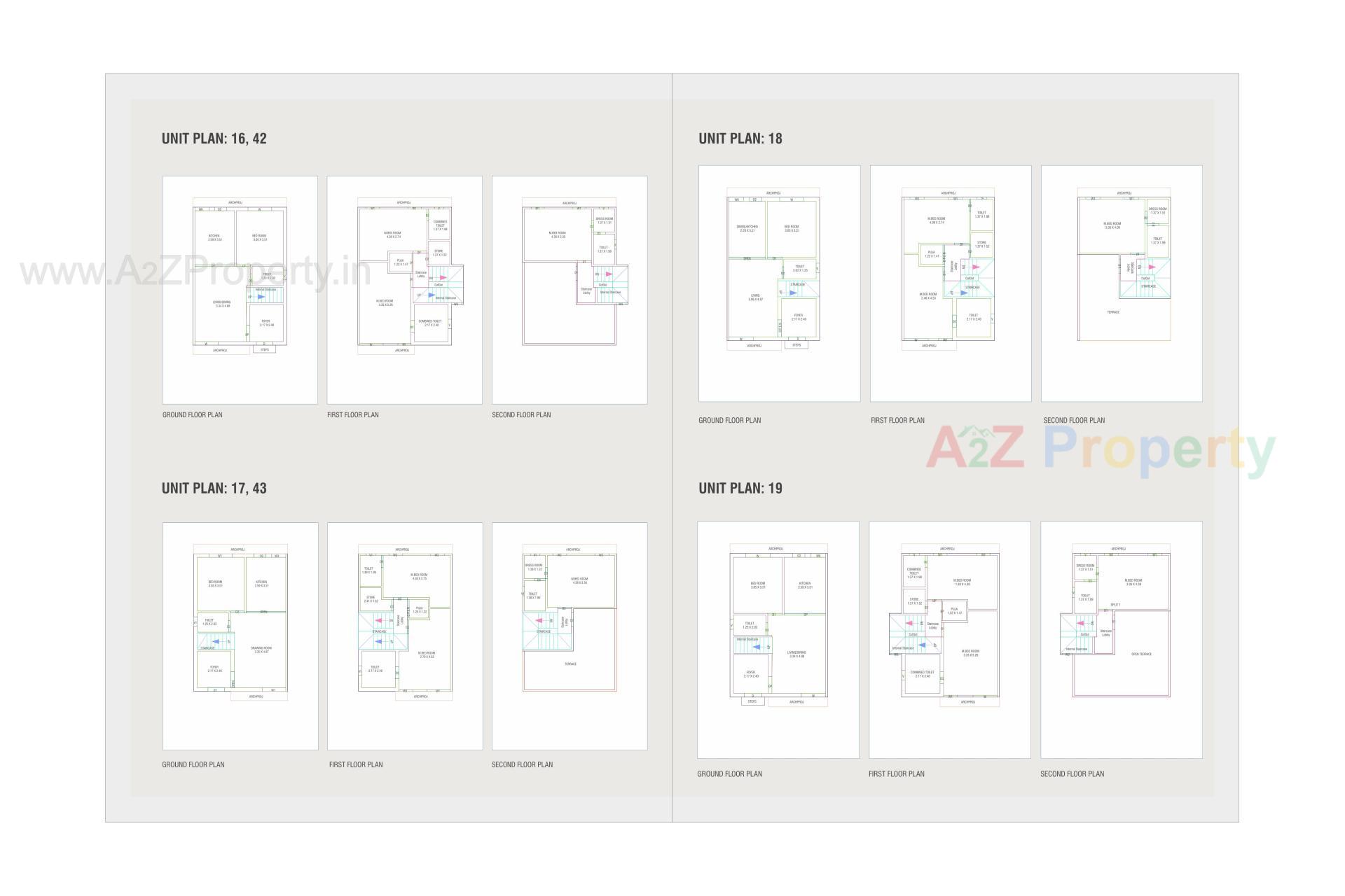 Layout of real estate project Kesar Orion located at Kapurai, Vadodara, Gujarat
