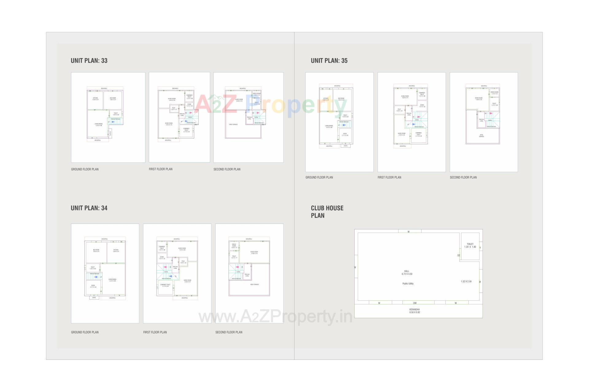Layout of real estate project Kesar Orion located at Kapurai, Vadodara, Gujarat