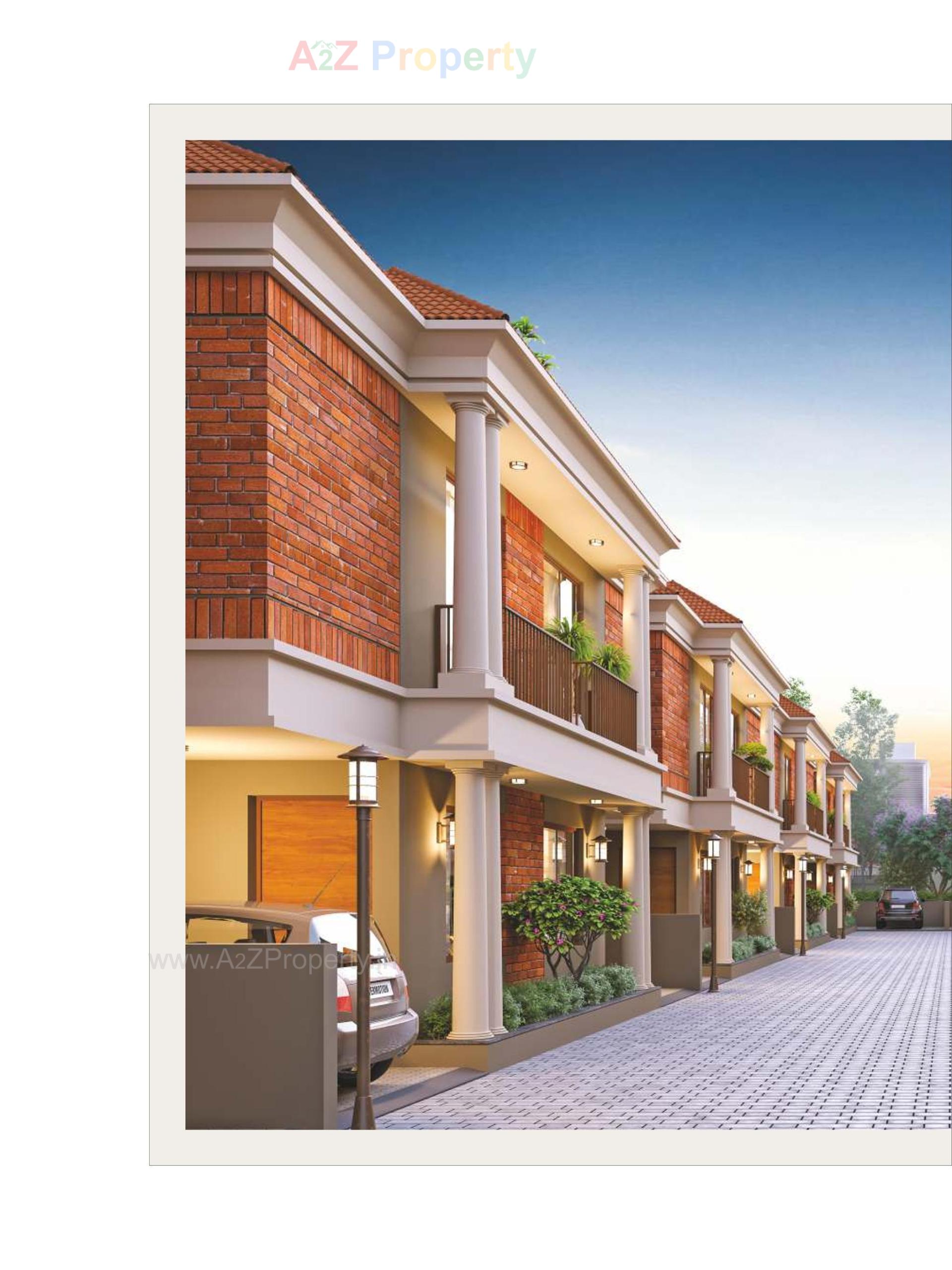 3D Elevation of real estate project Kesar Orion located at Kapurai, Vadodara, Gujarat