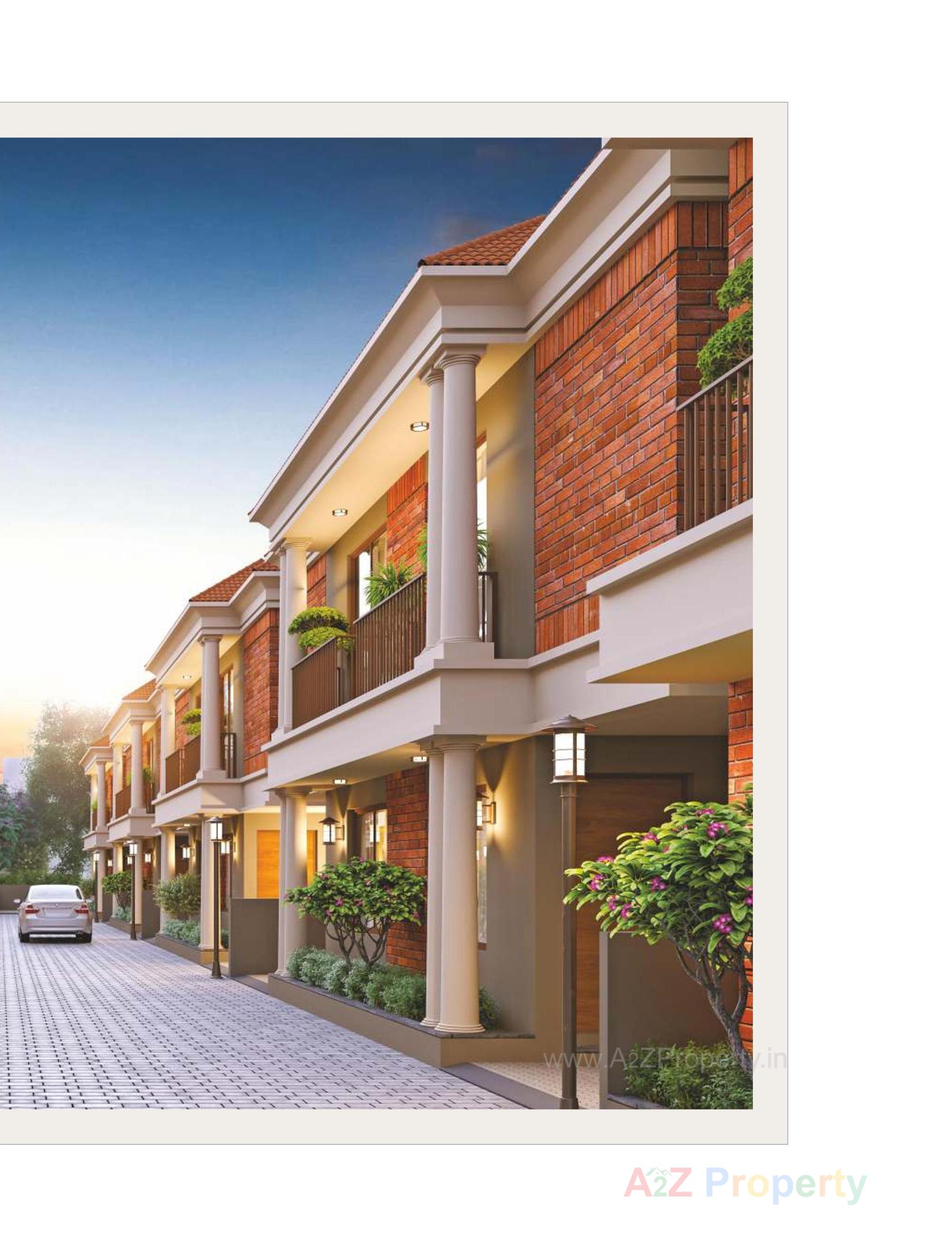 3D Elevation of real estate project Kesar Orion located at Kapurai, Vadodara, Gujarat