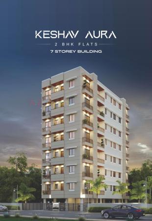 Elevation of real estate project Keshav Aura located at Gotri, Vadodara, Gujarat