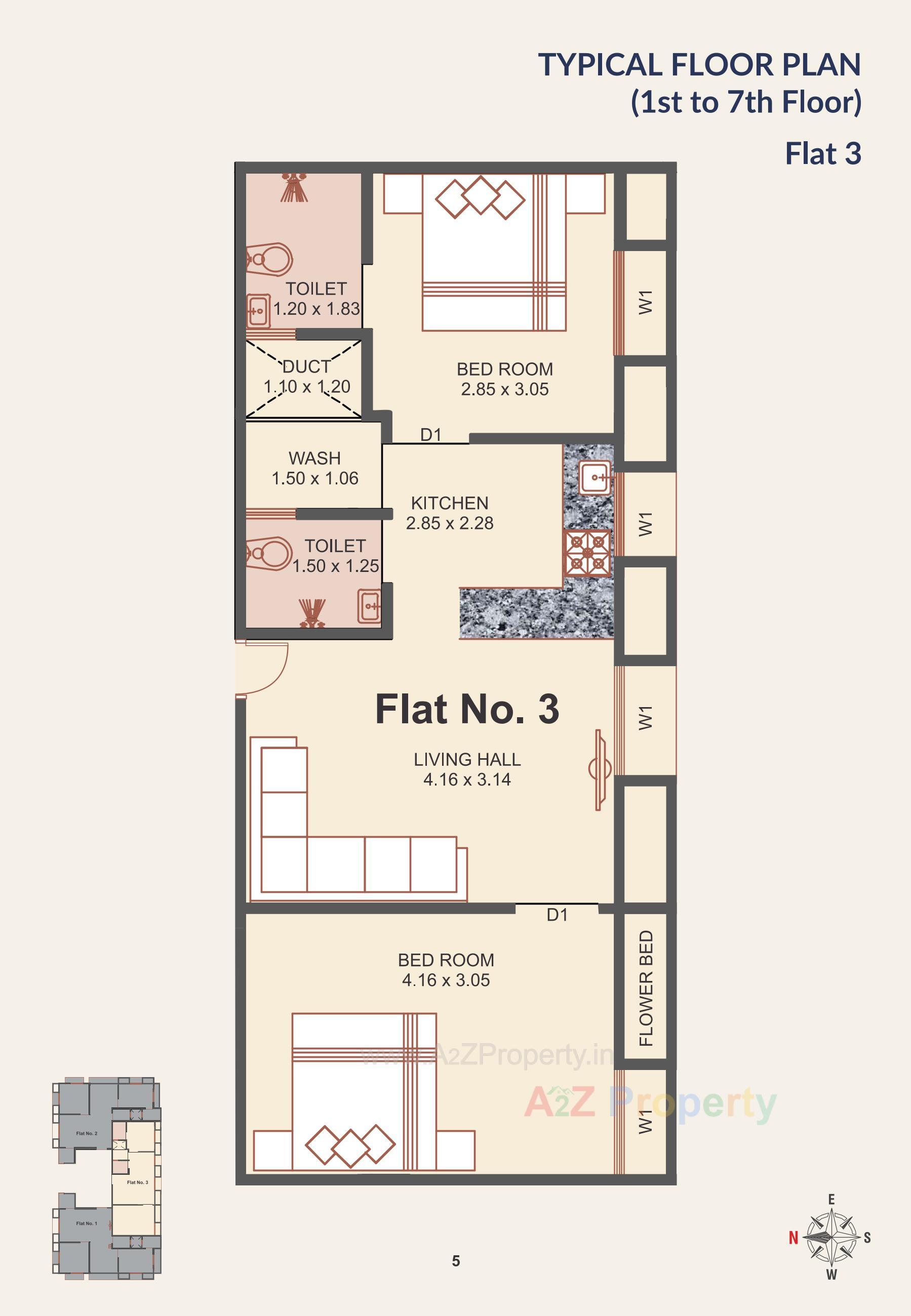 Layout of real estate project Keshav Aura located at Gotri, Vadodara, Gujarat