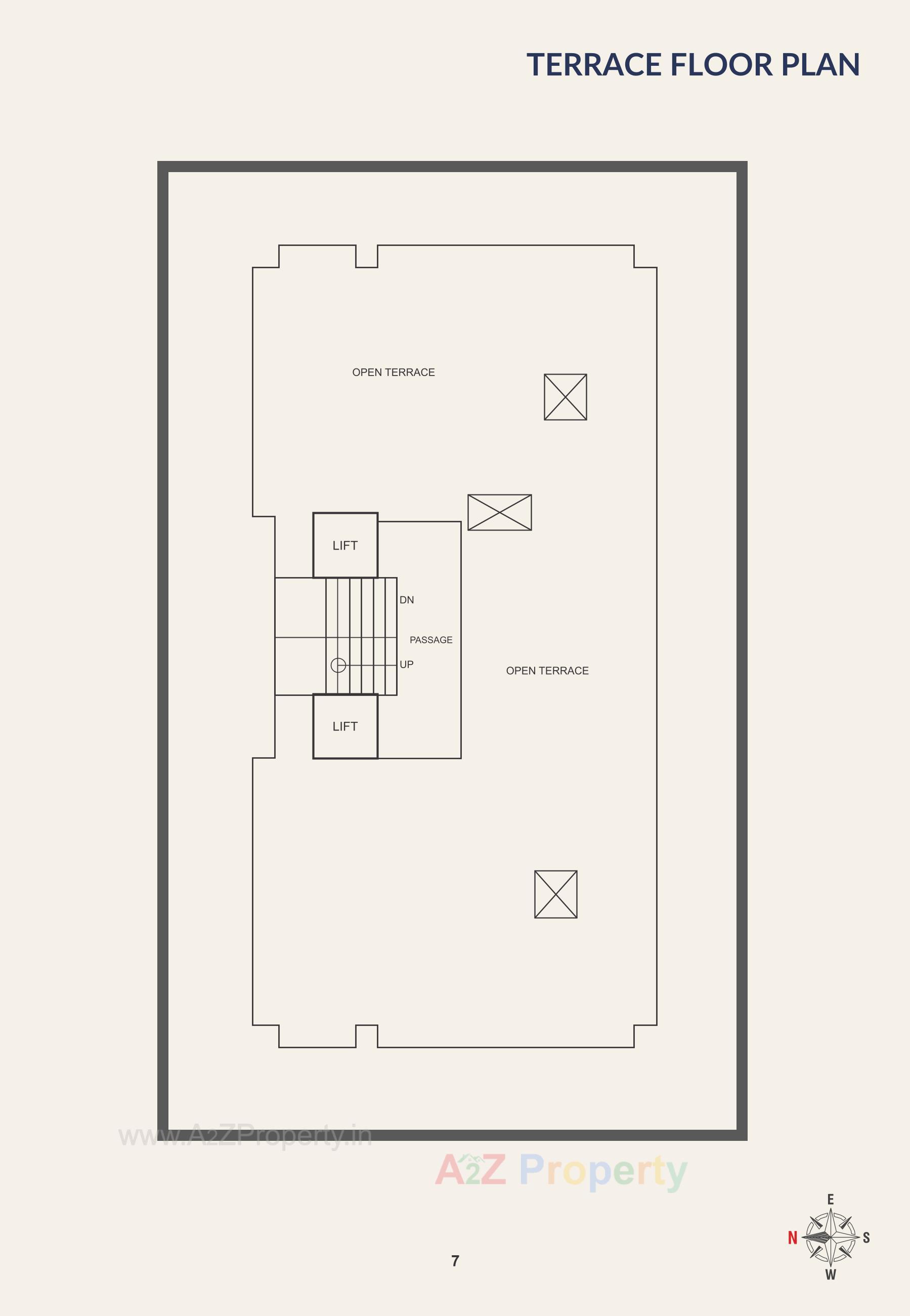 Layout of real estate project Keshav Aura located at Gotri, Vadodara, Gujarat