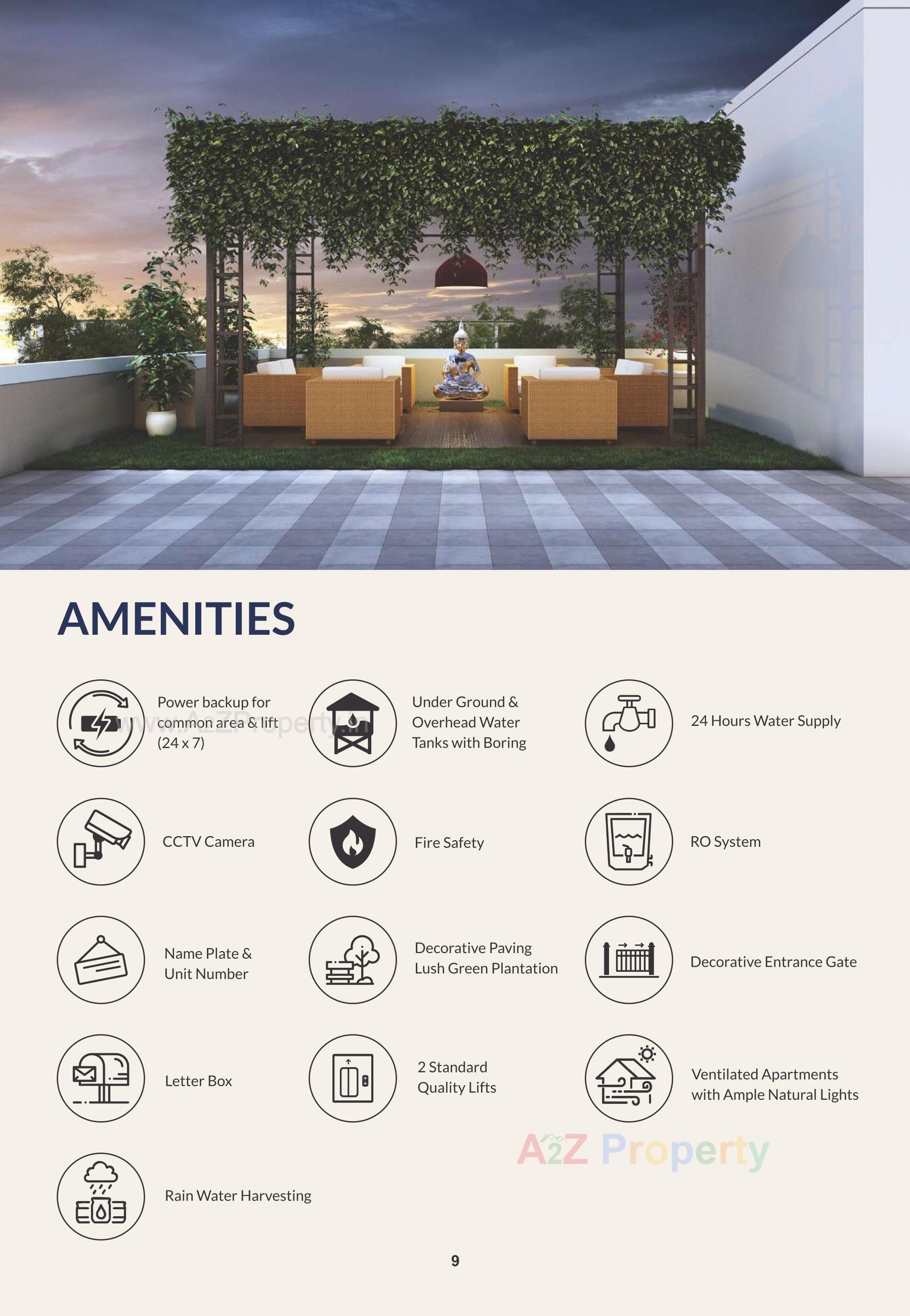  of real estate project Keshav Aura located at Gotri, Vadodara, Gujarat