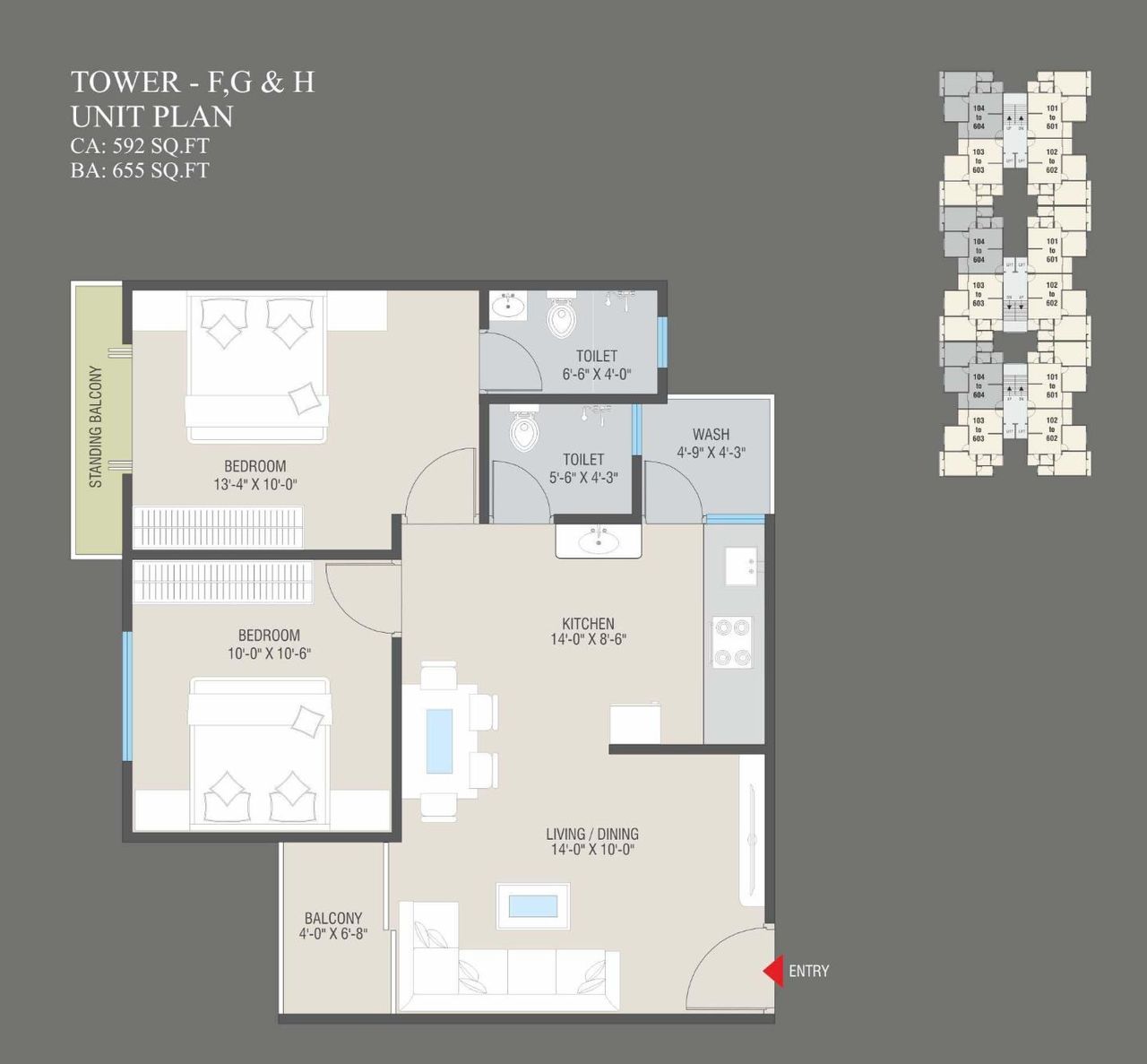 Layout of real estate project Keshav Bliss located at Bapod, Vadodara, Gujarat