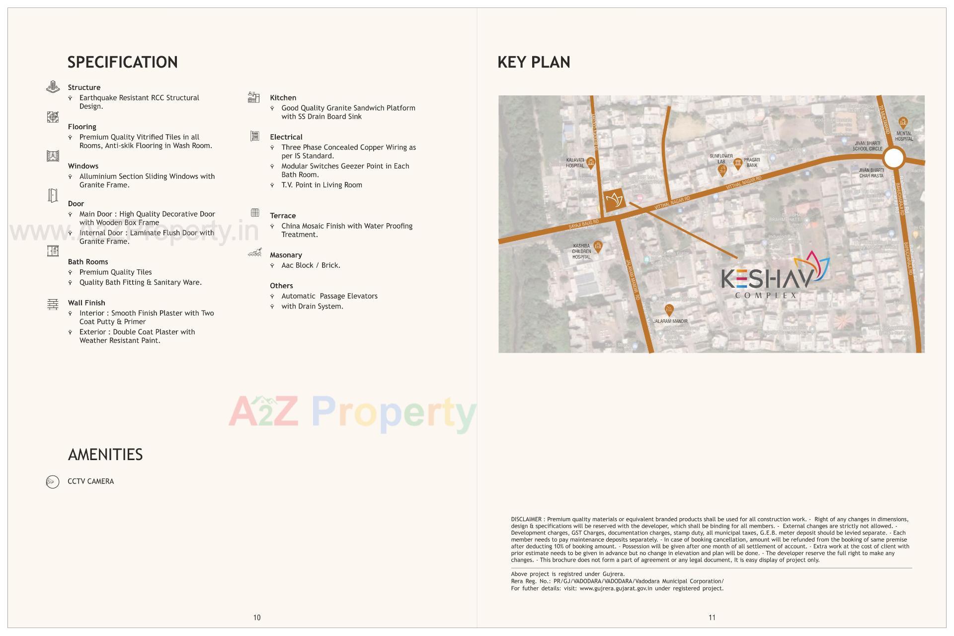  of real estate project Keshav Complex located at Kasba, Vadodara, Gujarat
