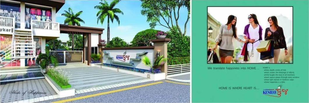 3D Elevation of real estate project Keshav Kunj located at Sayajipura, Vadodara, Gujarat