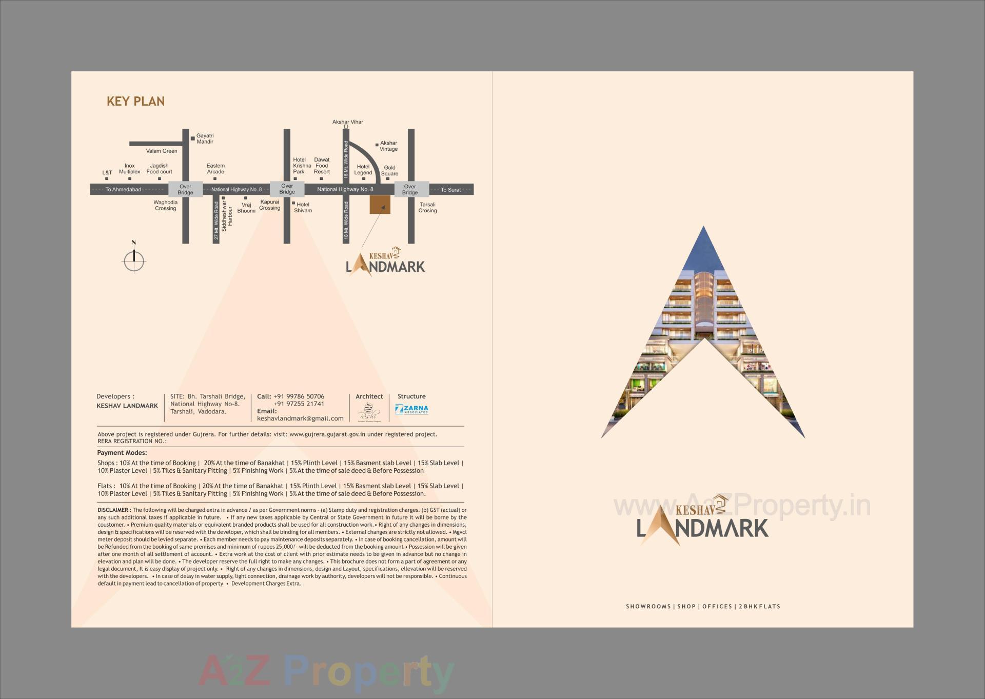  of real estate project Keshav Landmark located at Tarsali, Vadodara, Gujarat