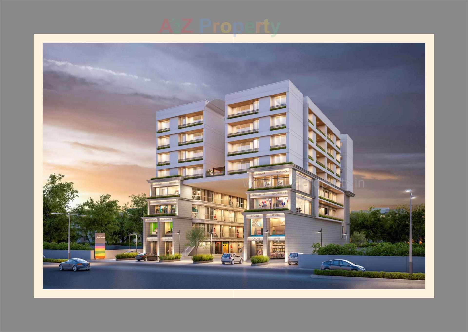 3D Elevation of real estate project Keshav Landmark located at Tarsali, Vadodara, Gujarat