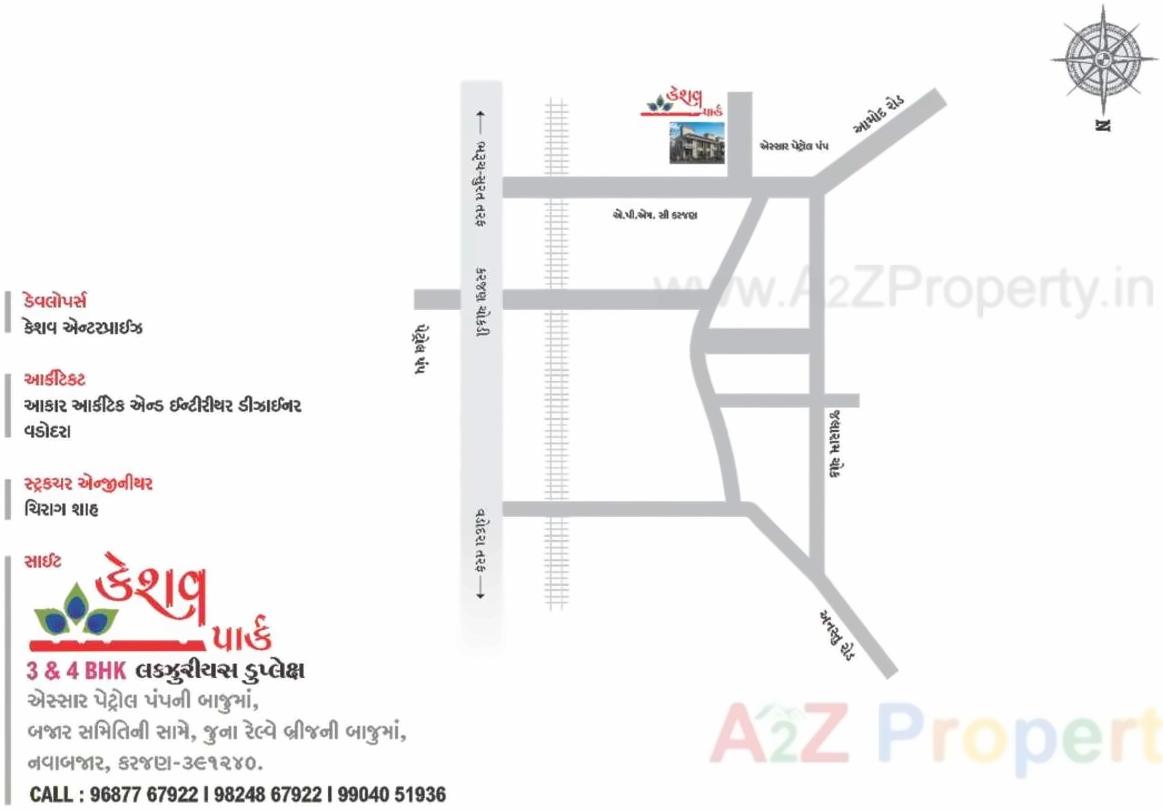  of real estate project Keshav Park located at Karjan, Vadodara, Gujarat
