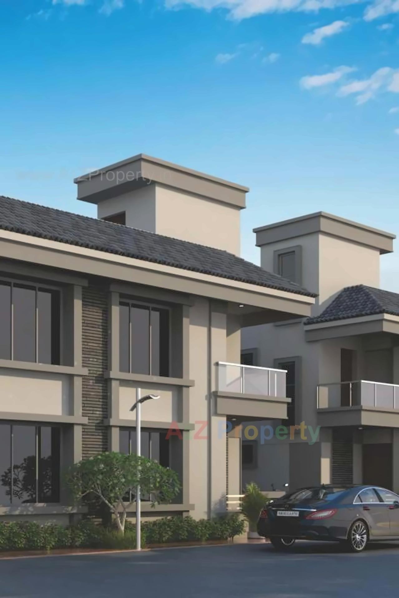 3D Elevation of real estate project Keshav Park located at Karjan, Vadodara, Gujarat