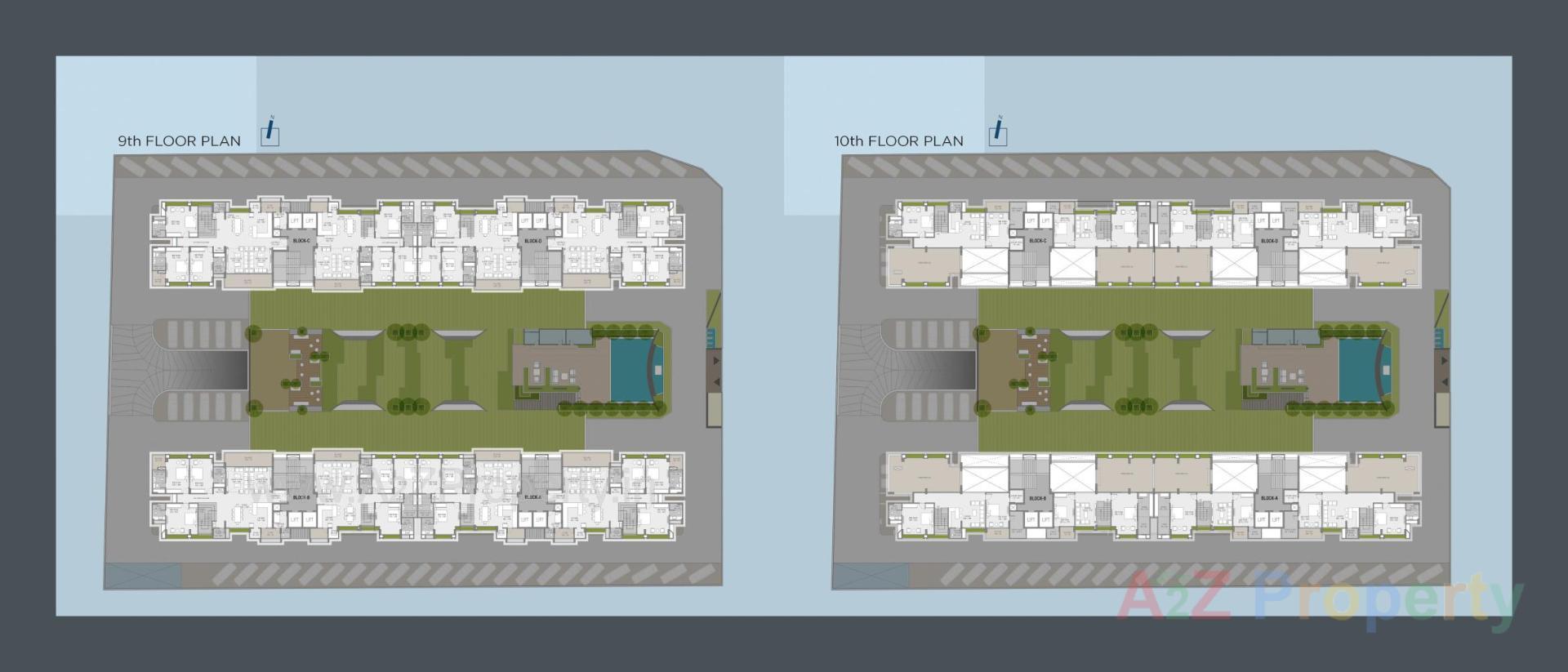 Layout of real estate project Keystone located at Vadodara, Vadodara, Gujarat