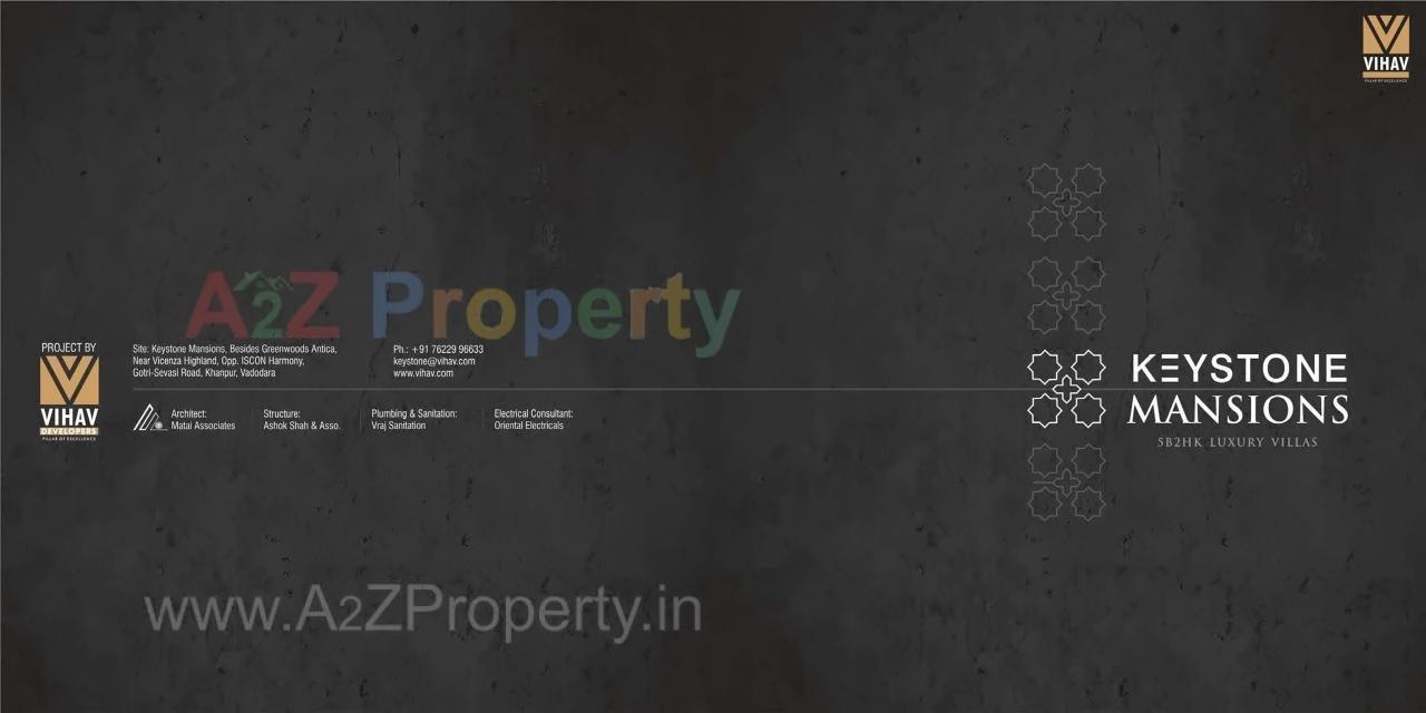  of real estate project Keystone Mansions located at Khanpur, Vadodara, Gujarat
