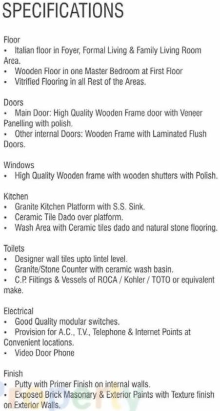Project Specifications