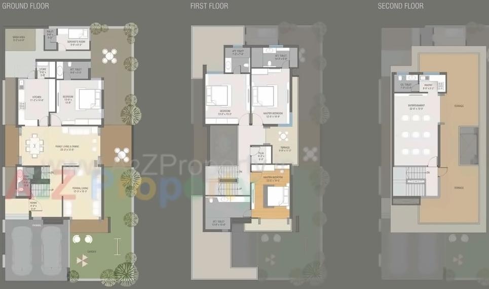 Layout of real estate project Keystone Mansions located at Khanpur, Vadodara, Gujarat