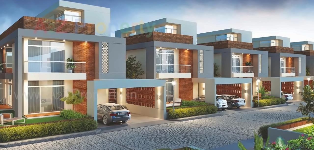 3D Elevation of real estate project Keystone Mansions located at Khanpur, Vadodara, Gujarat