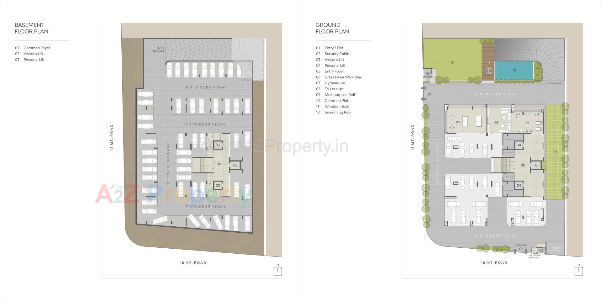 Layout of real estate project Keystone Skymont located at Gotri, Vadodara, Gujarat