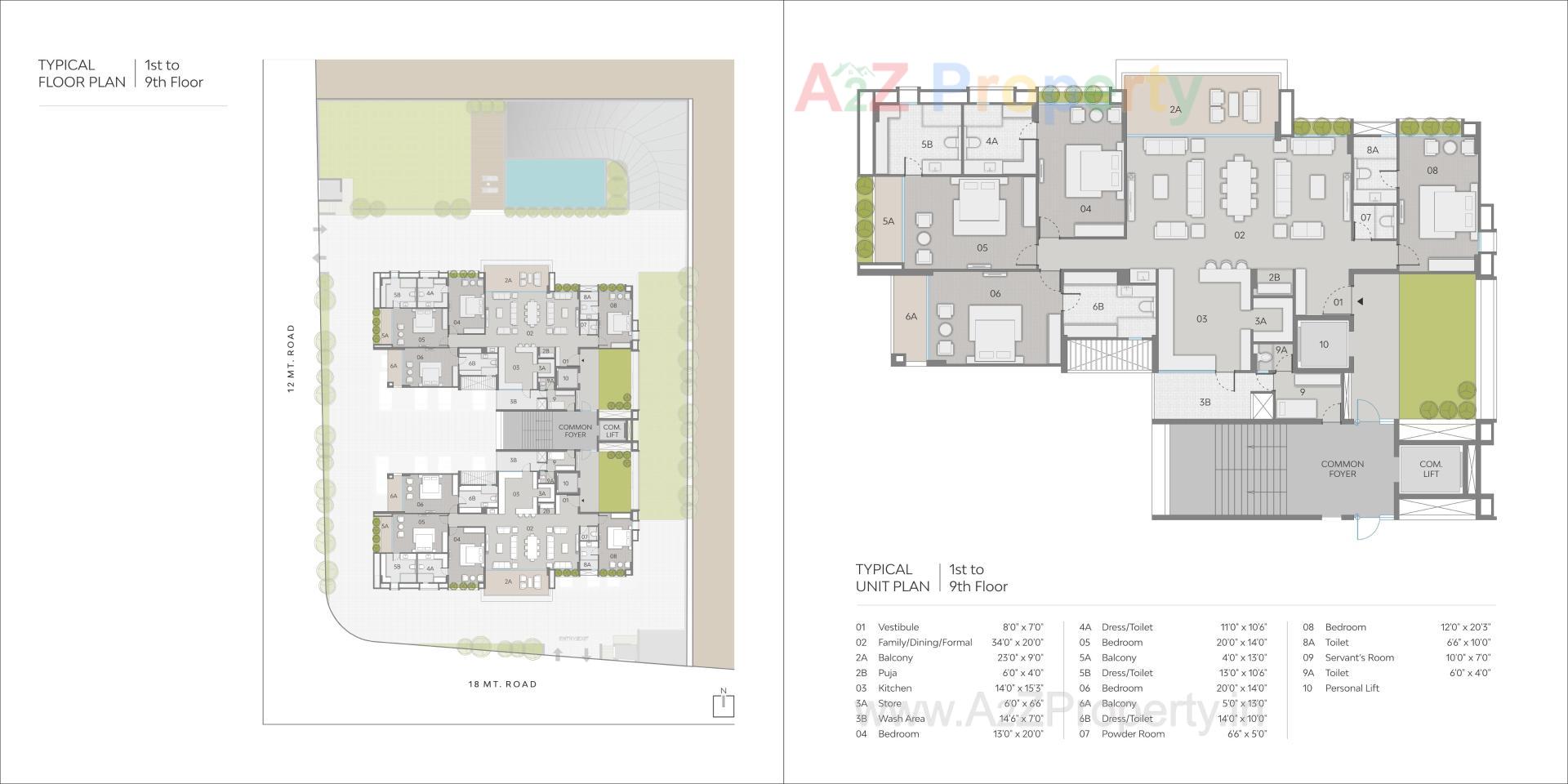 Layout of real estate project Keystone Skymont located at Gotri, Vadodara, Gujarat