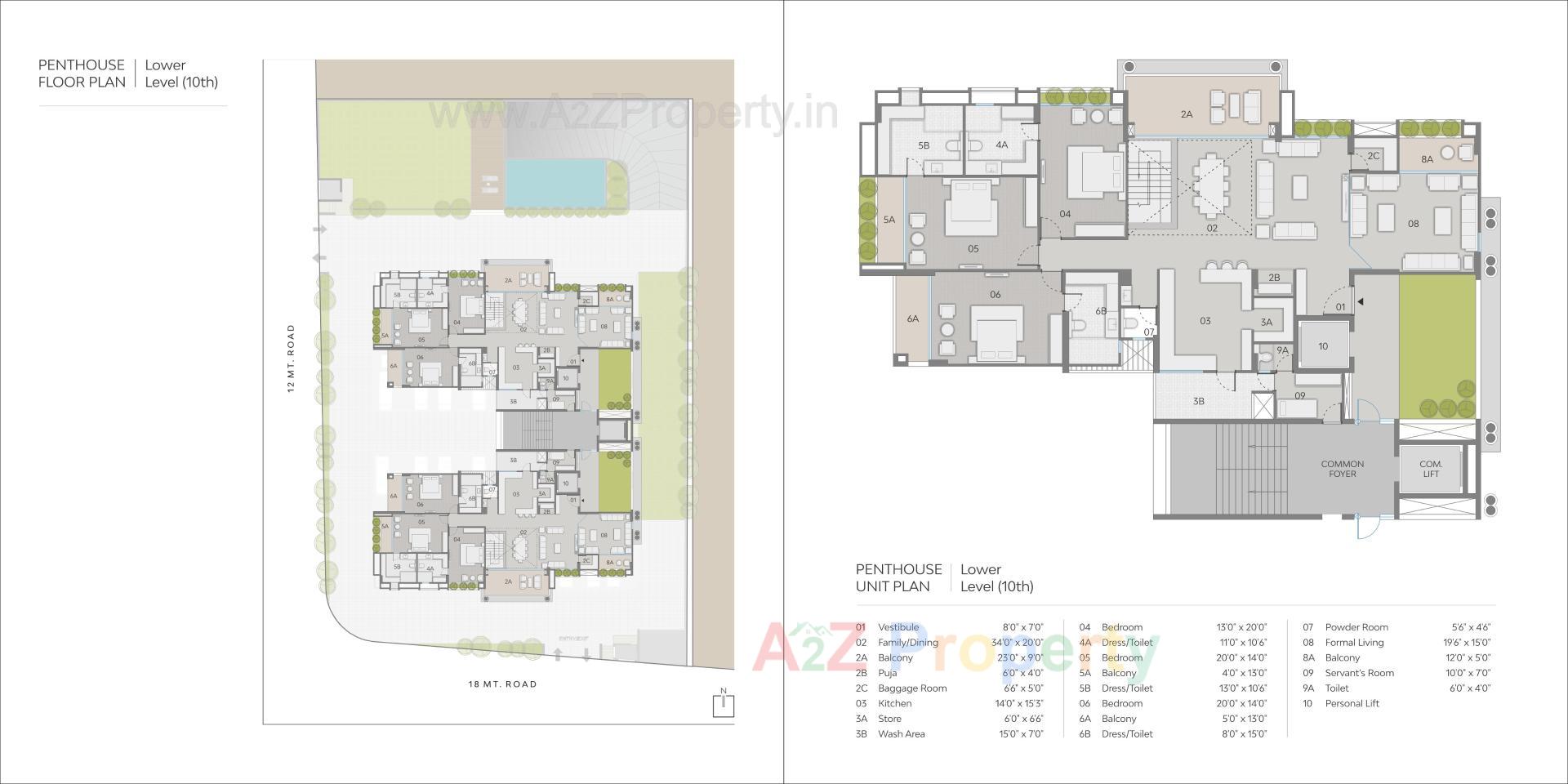 Layout of real estate project Keystone Skymont located at Gotri, Vadodara, Gujarat