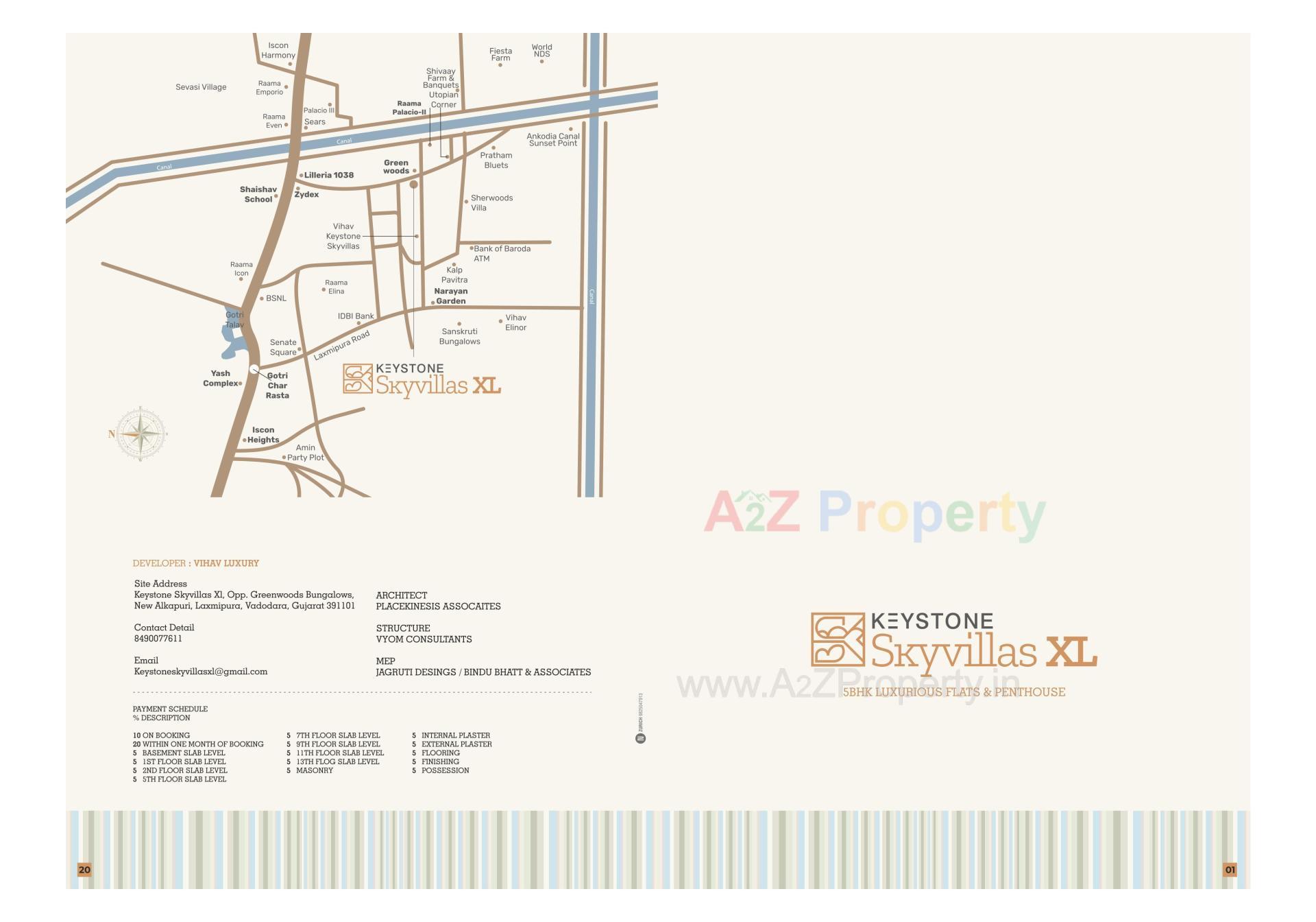 of real estate project Keystone Skyvillas Xl located at Gotri, Vadodara, Gujarat